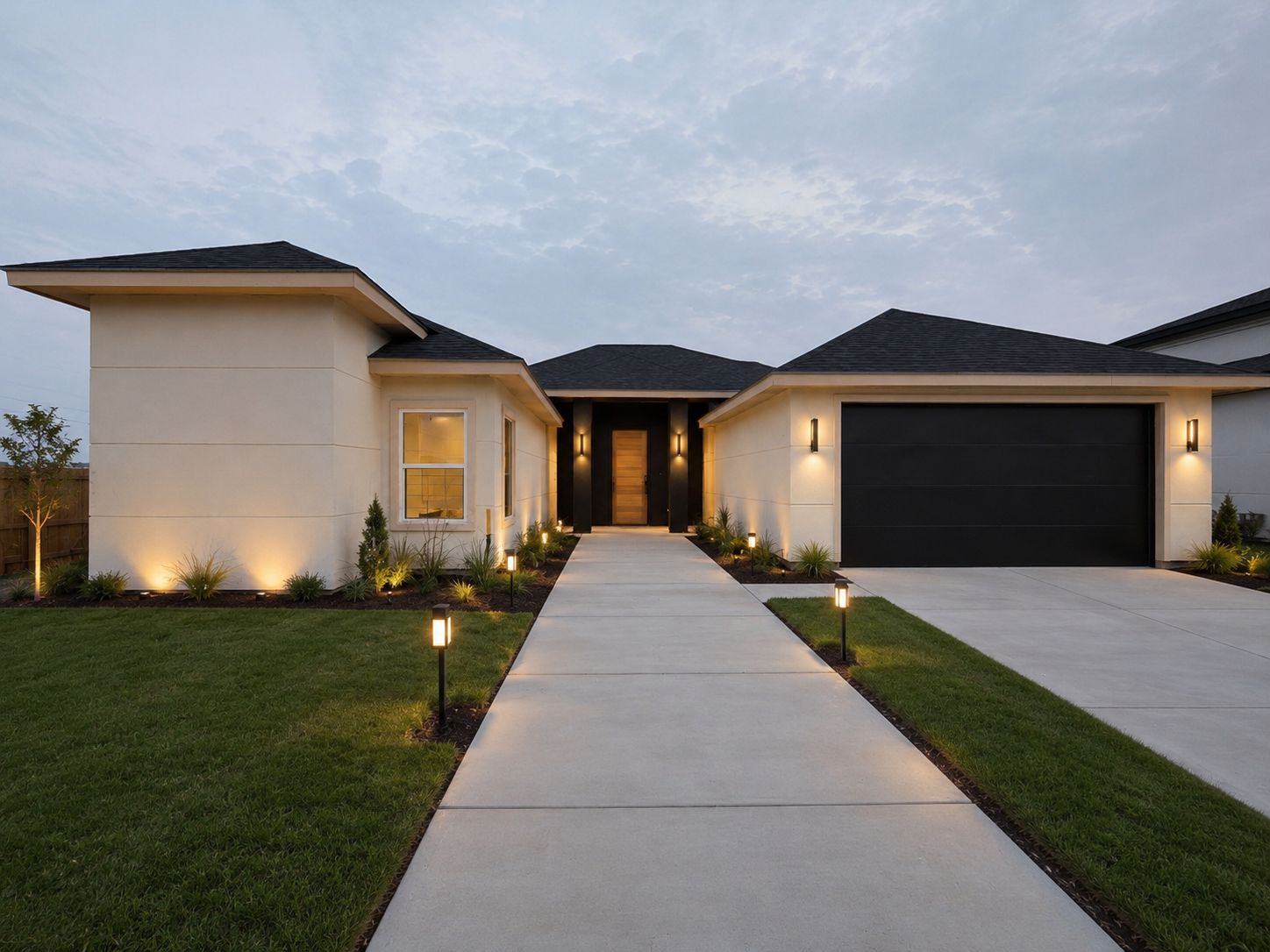 Completed luxury home by Valley Construction Associates — South Texas